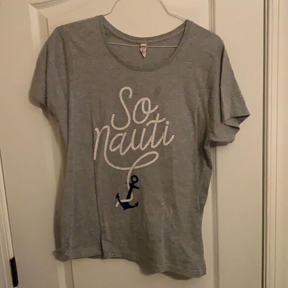 Alstyle Tops - Alstyle Apparel So Nauti tee